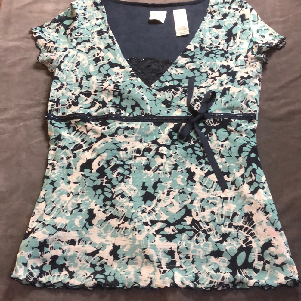 Emma James short sleeve dress shirt Size Small